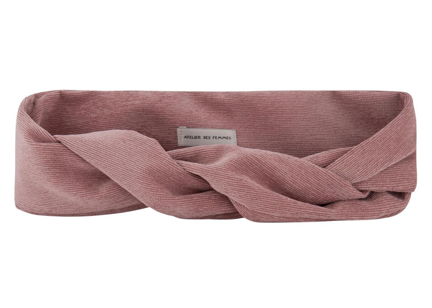 Pink Corduroy Headband - Bandeau Rive