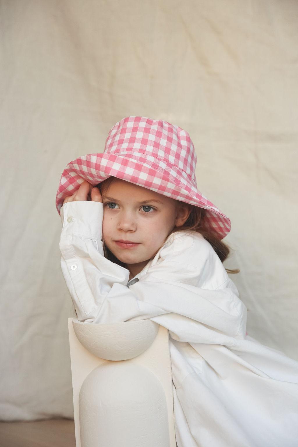 Sample Pink Mini Bucket Hat Indy (girls)