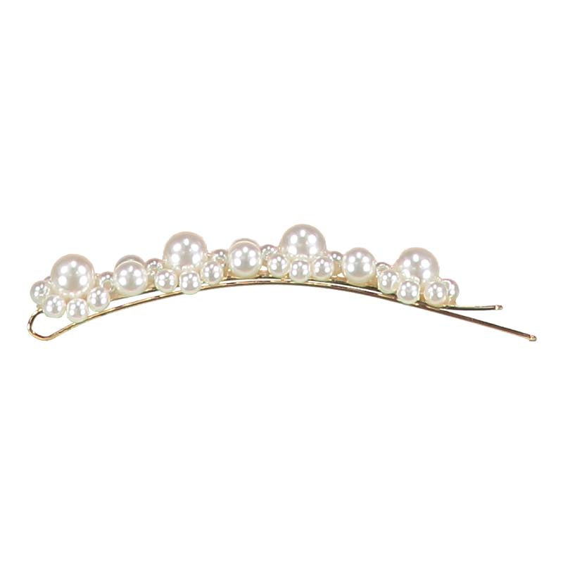 White Pearl Clip Elly 2x
