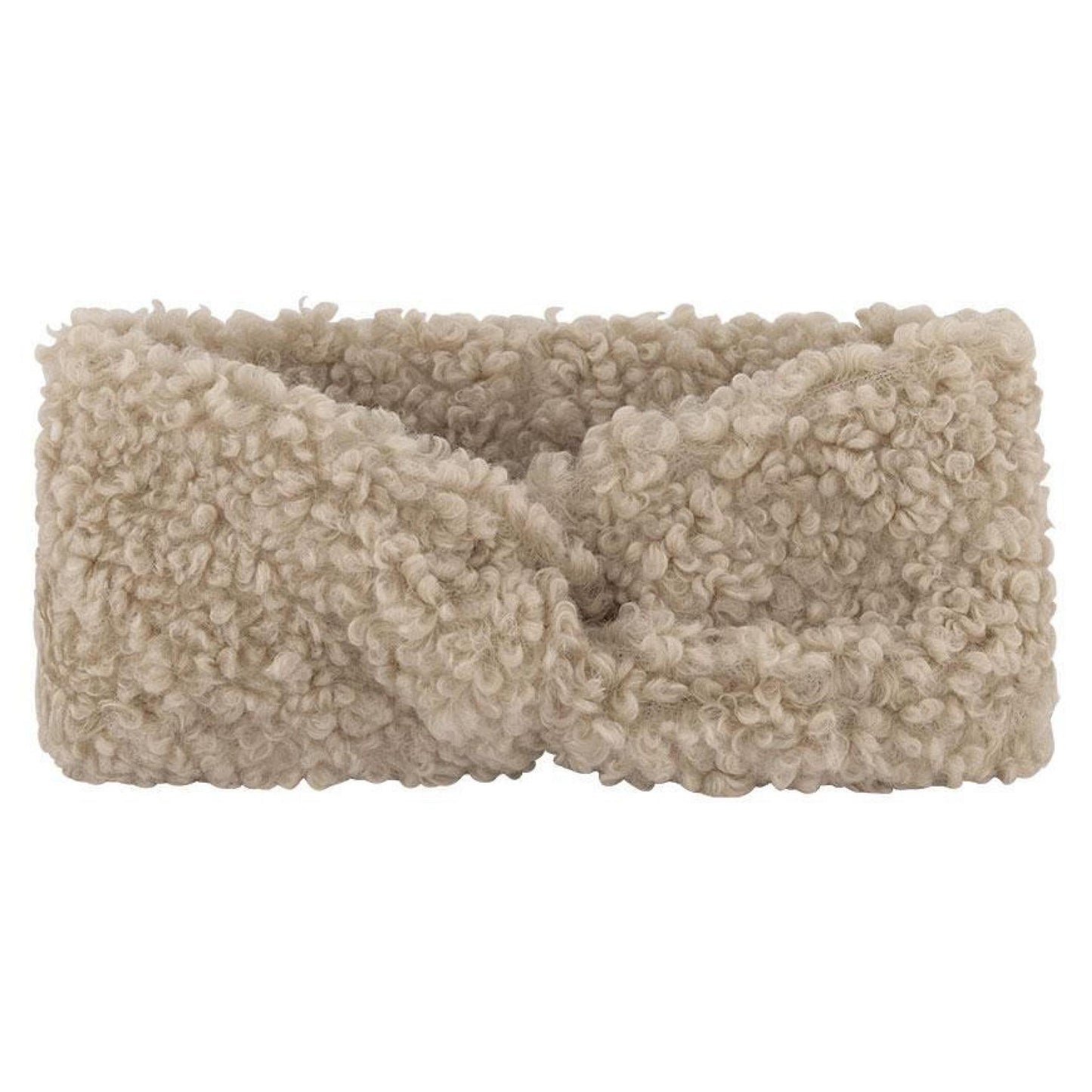 Beige Mini Headband Tess