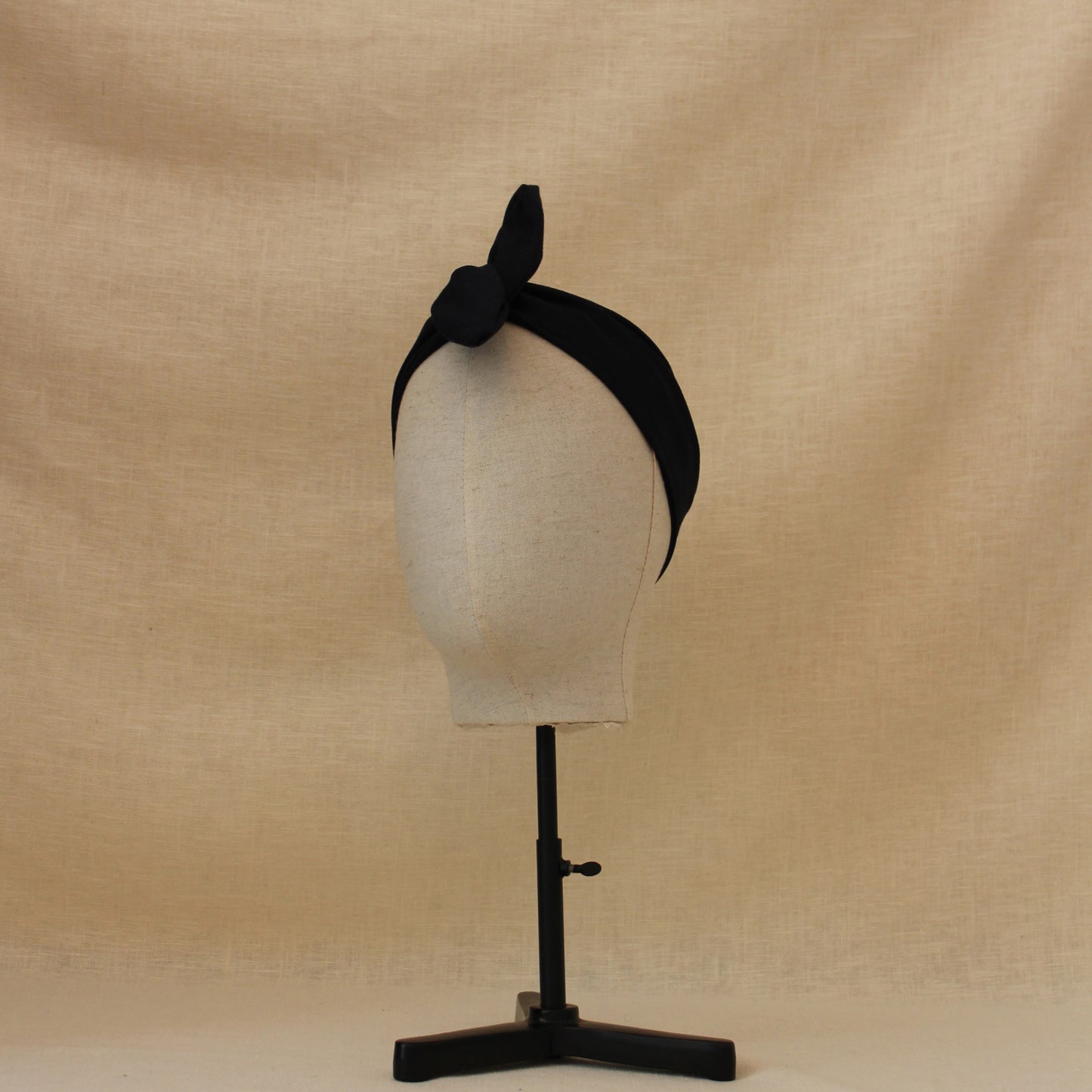 Sample mini bandeau black corduroy tessel (girls)