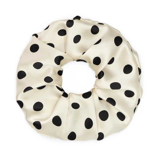 Silk dotted Scrunchie Felicienne