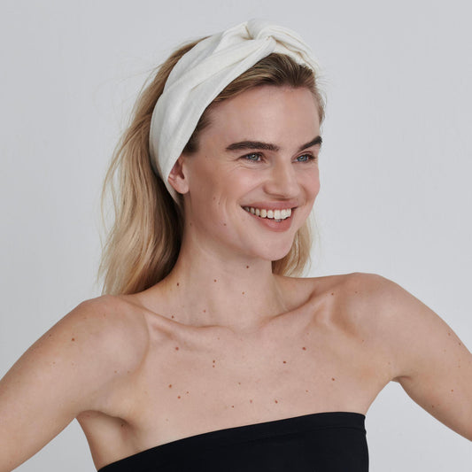 White Headband – Bandeau Dolores