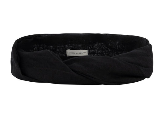 Black Headband - Bandeau Sylvie