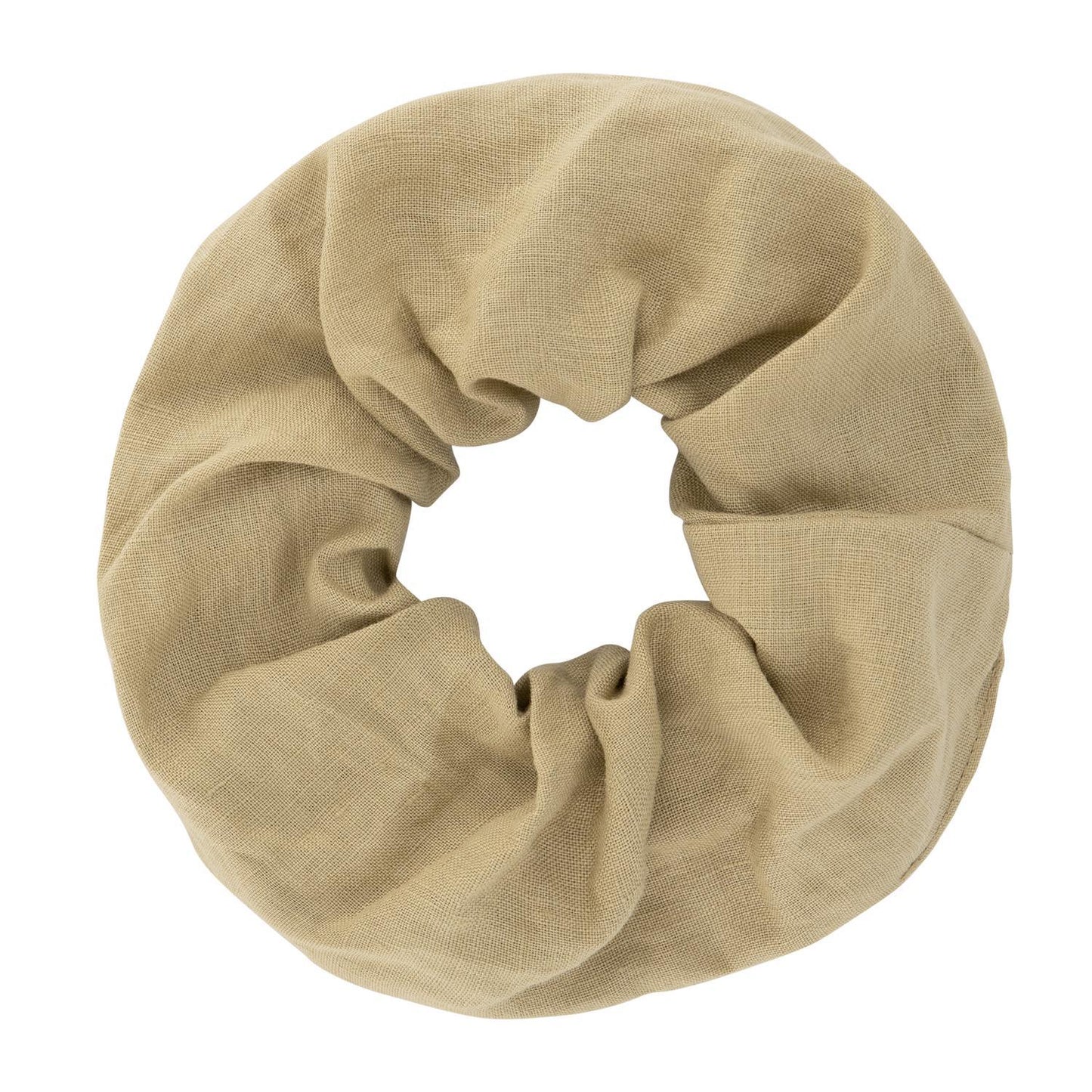 Linen Scrunchie Brune